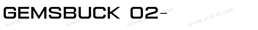gemsbuck 02字体转换